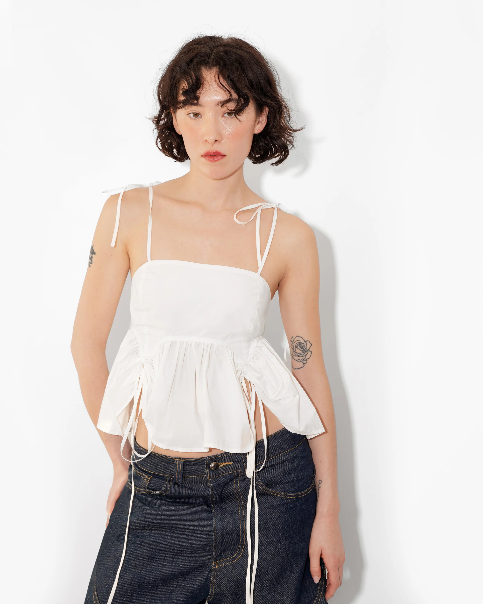 BUTTERFLY BLOUSE IN LILY WHITE - Image 4