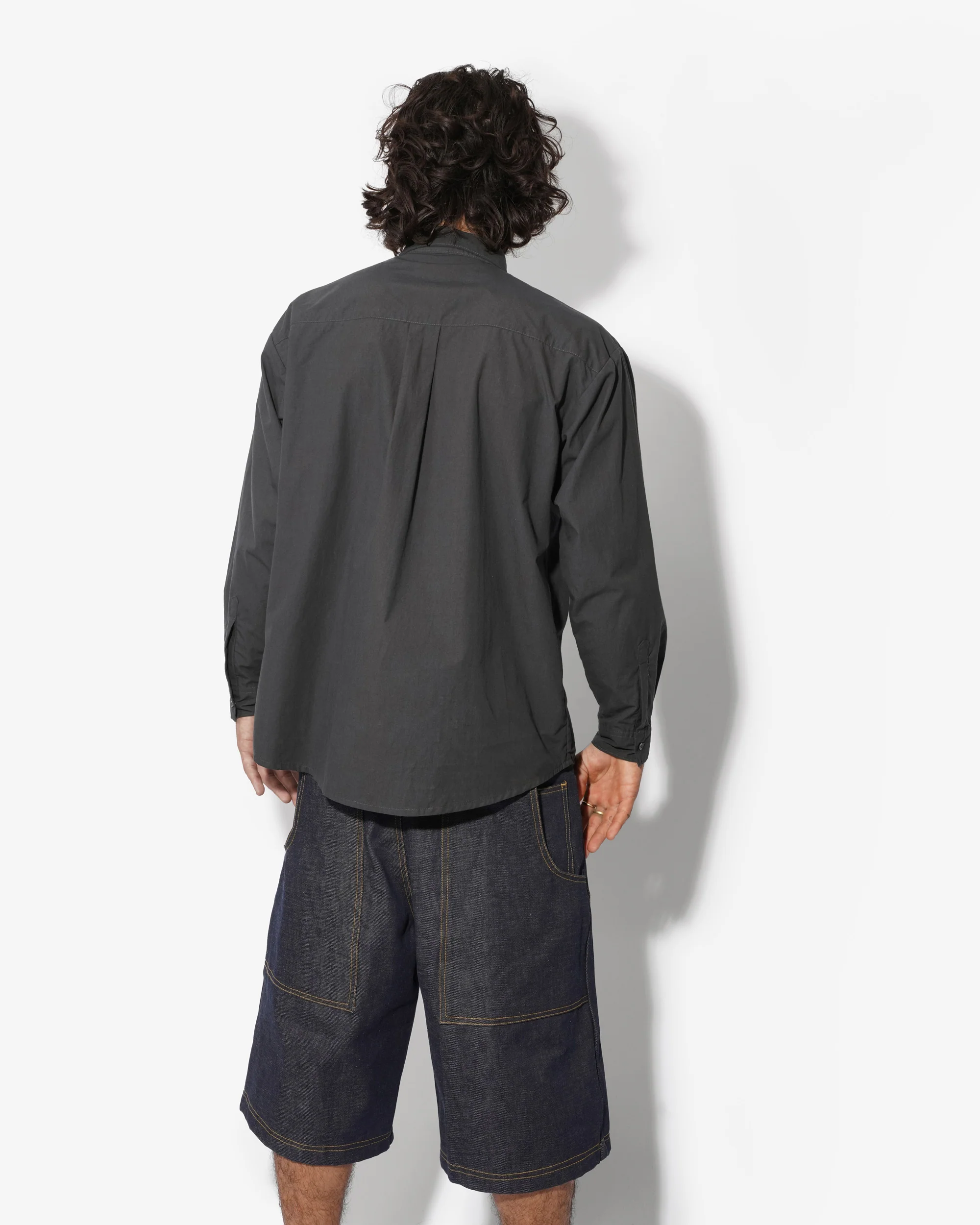 COSMO BUTTON UP IN CHARCOAL - Image 5