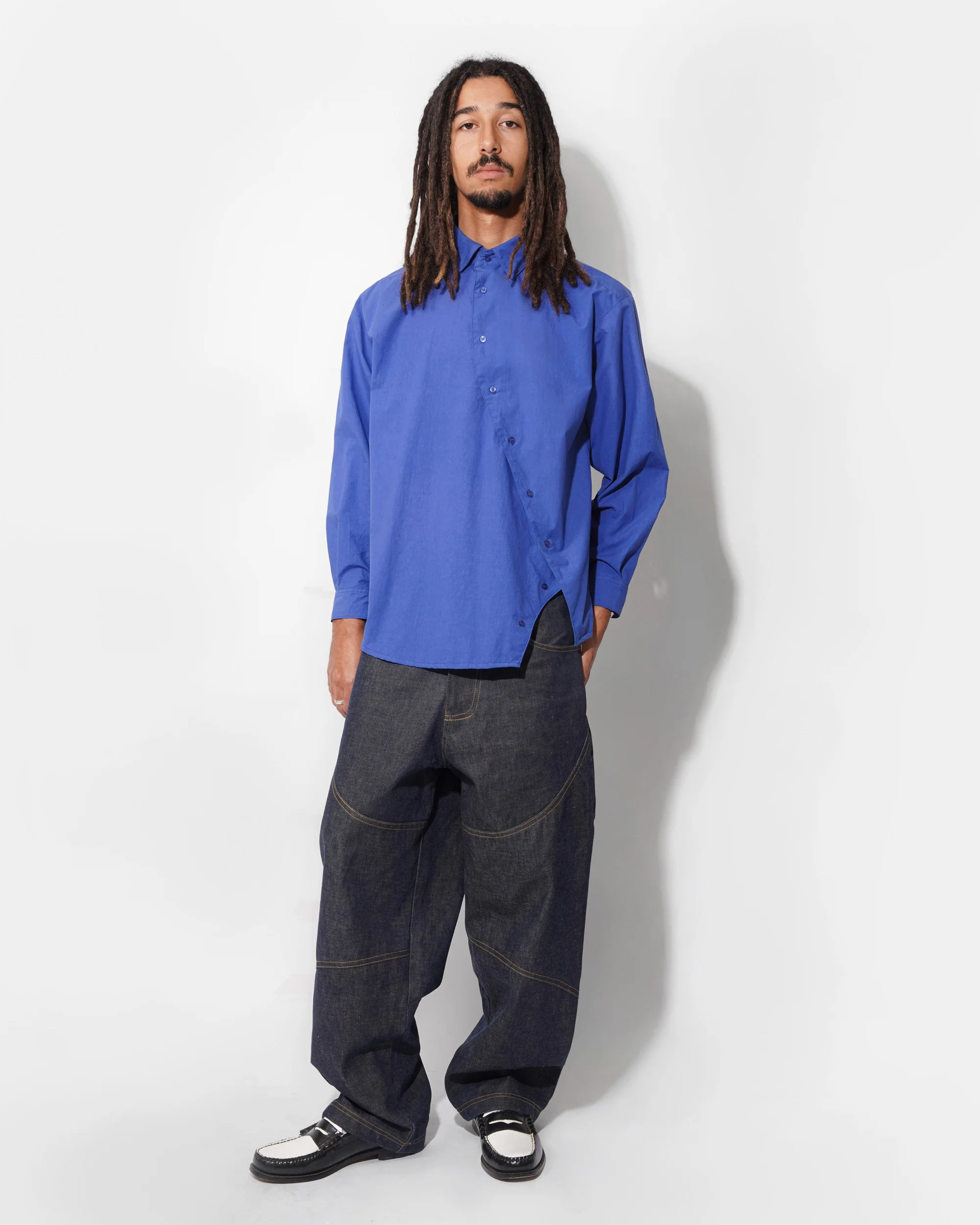 COSMO BUTTON UP IN LAPIS - Image 3