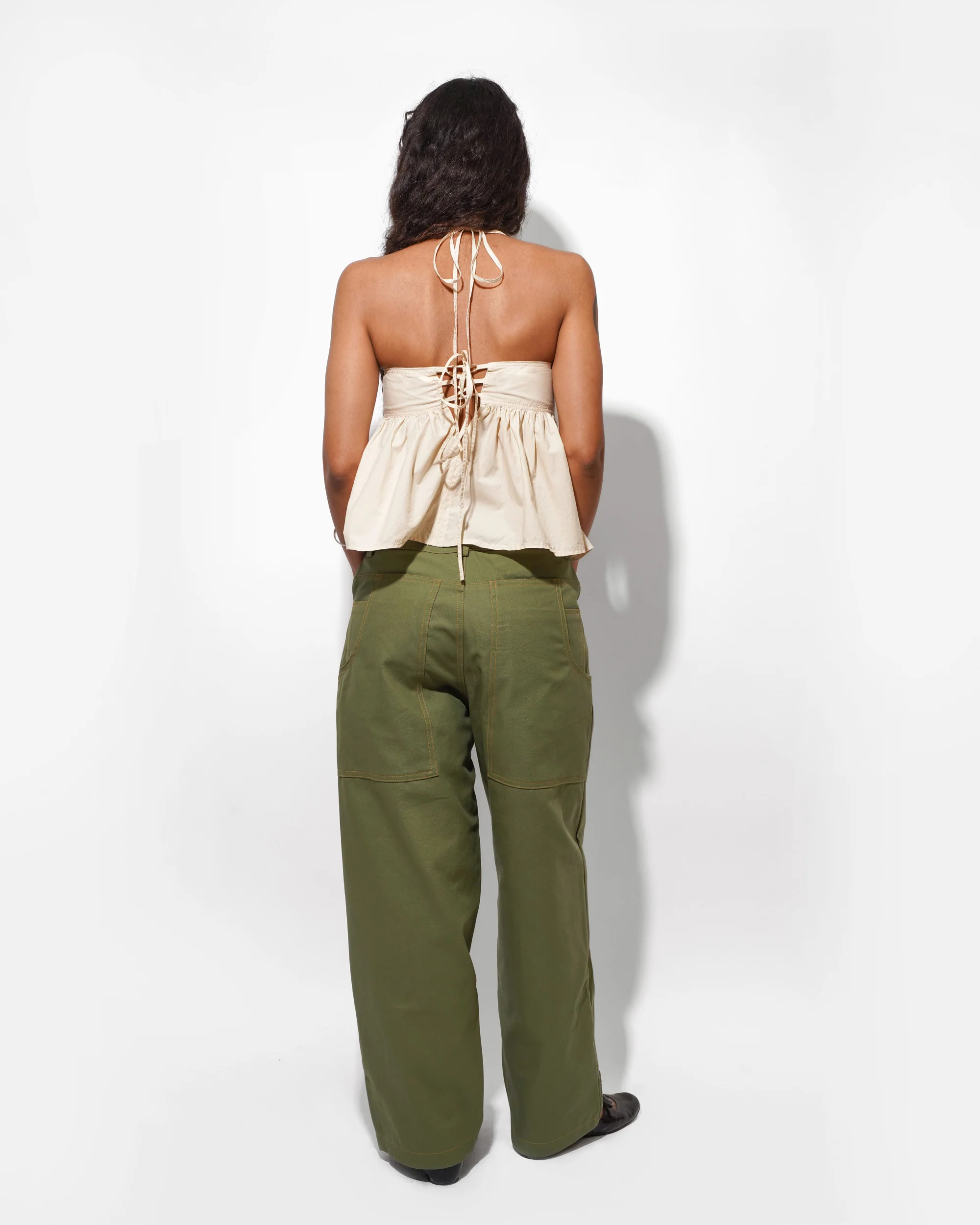 LEO TROUSERS IN MOSS - Image 3