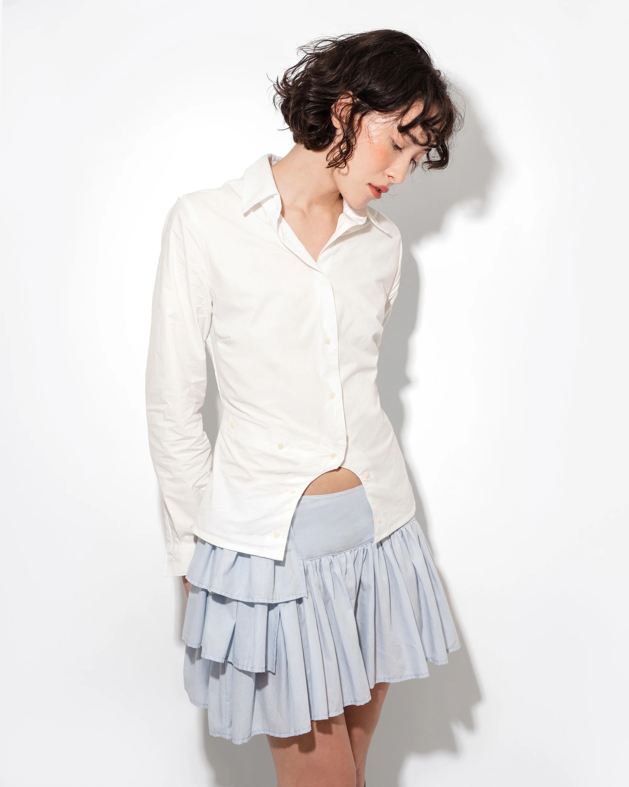MEANDER BUTTON UP IN LILY - Image 3