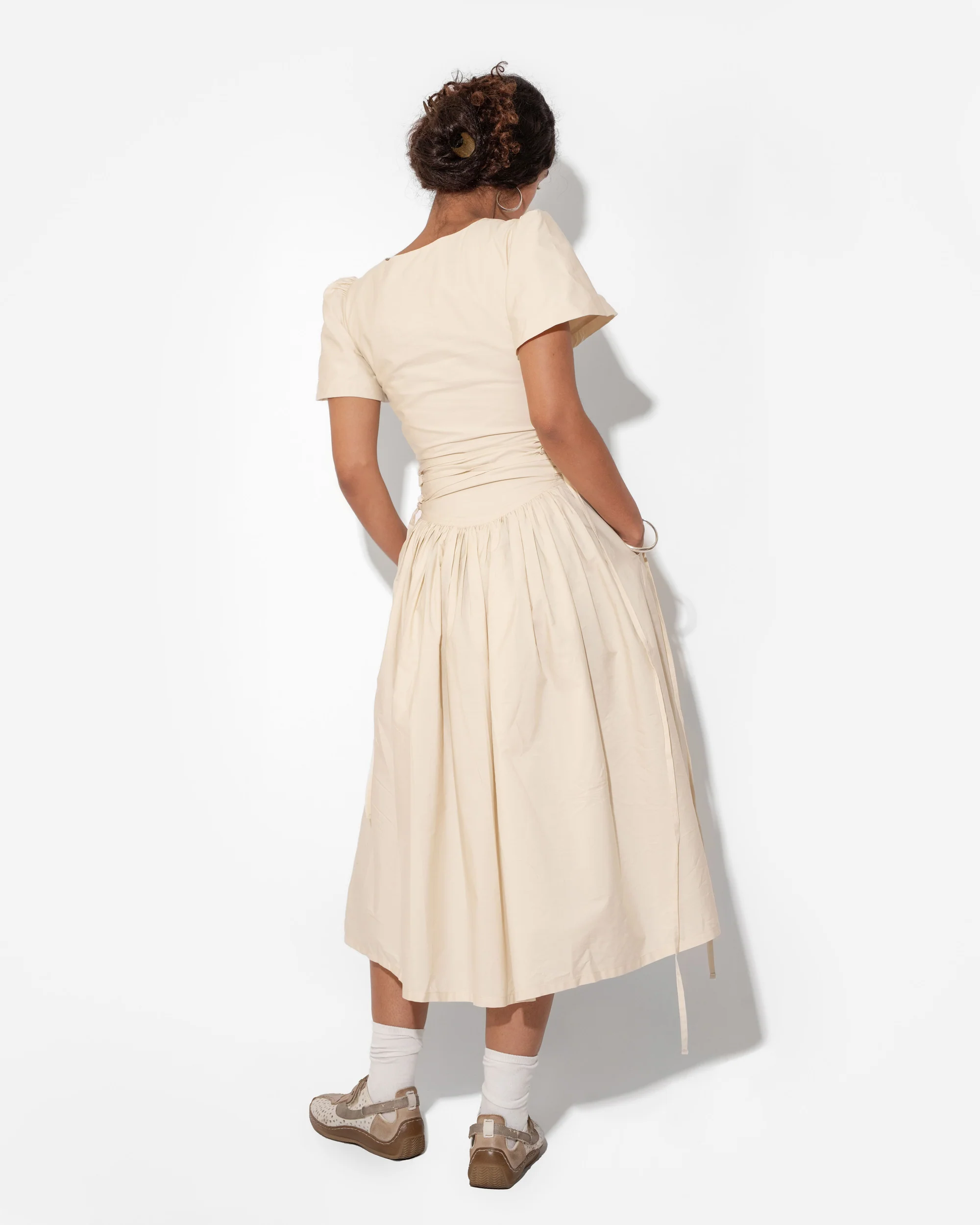 MONDAY DRESS IN IVORY - Image 4
