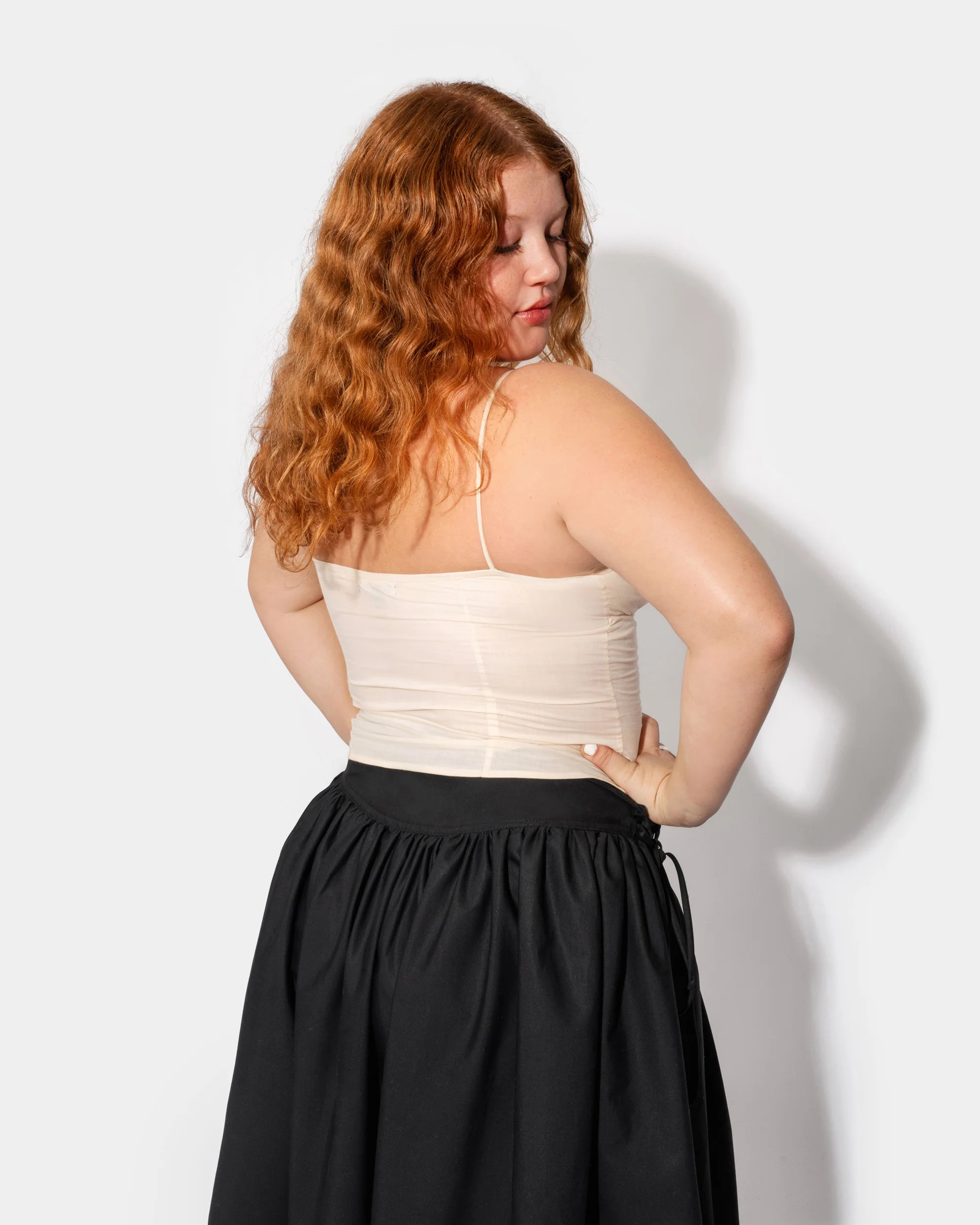 PEARL CAMISOLE IN IVORY - Image 4