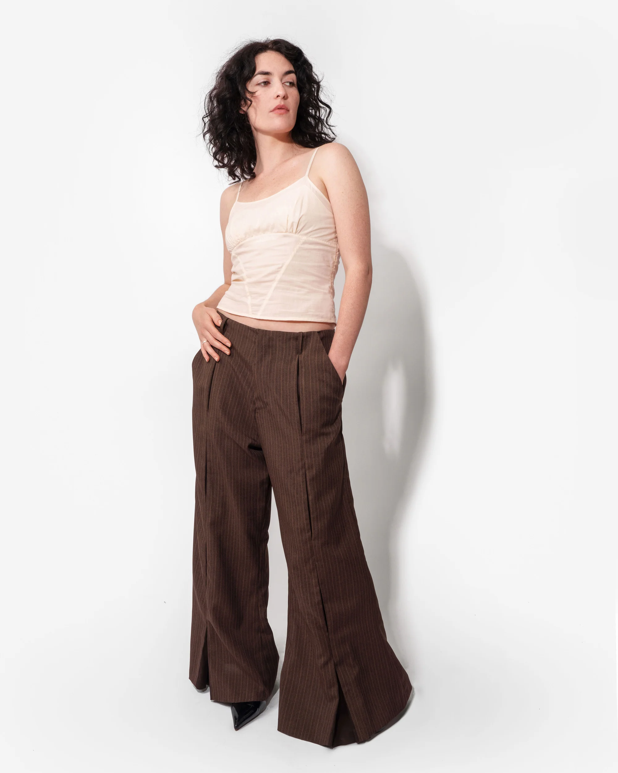 PEARL CAMISOLE IN IVORY - Image 6