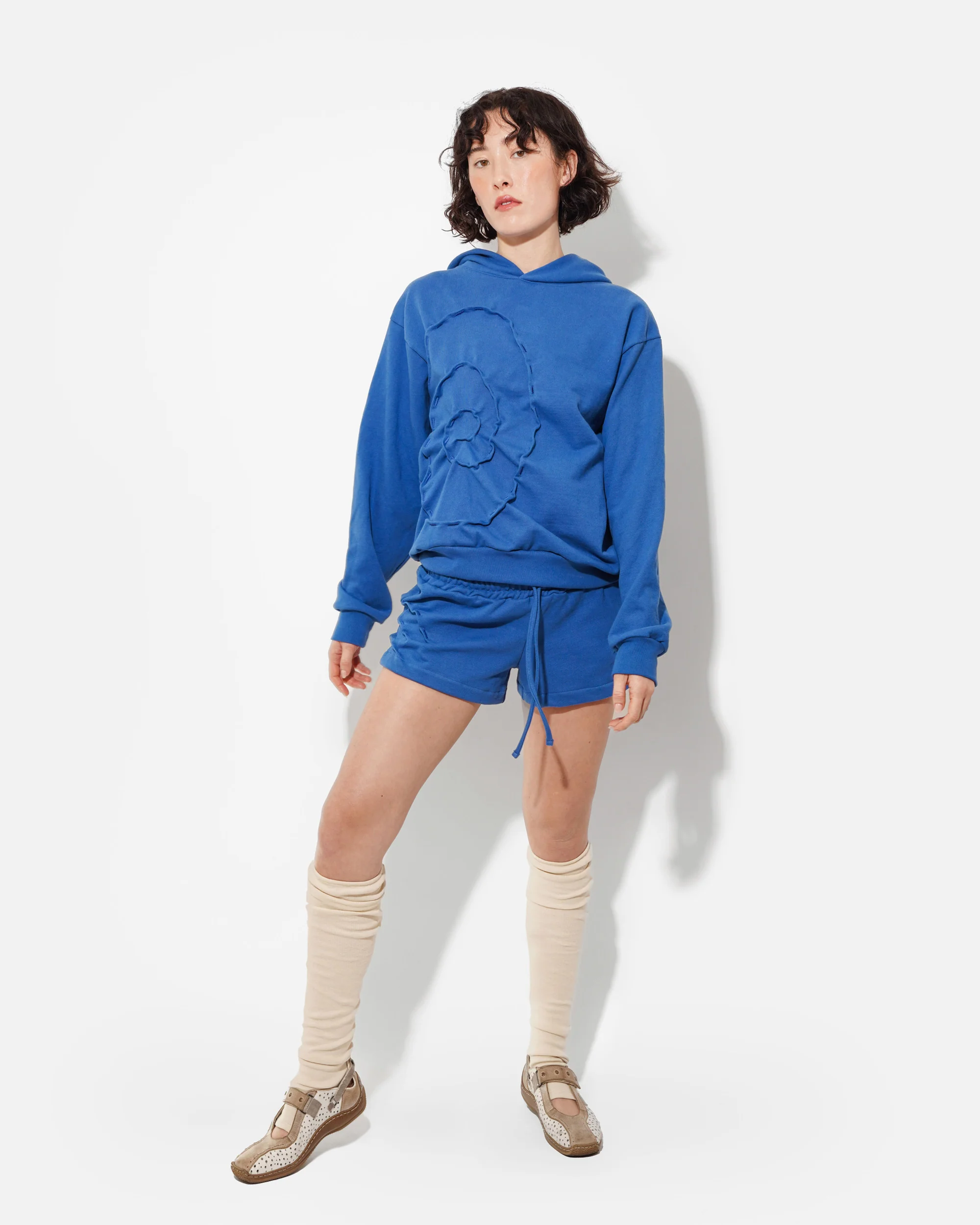 RIPPLE HOODIE IN LAPIS - Image 4