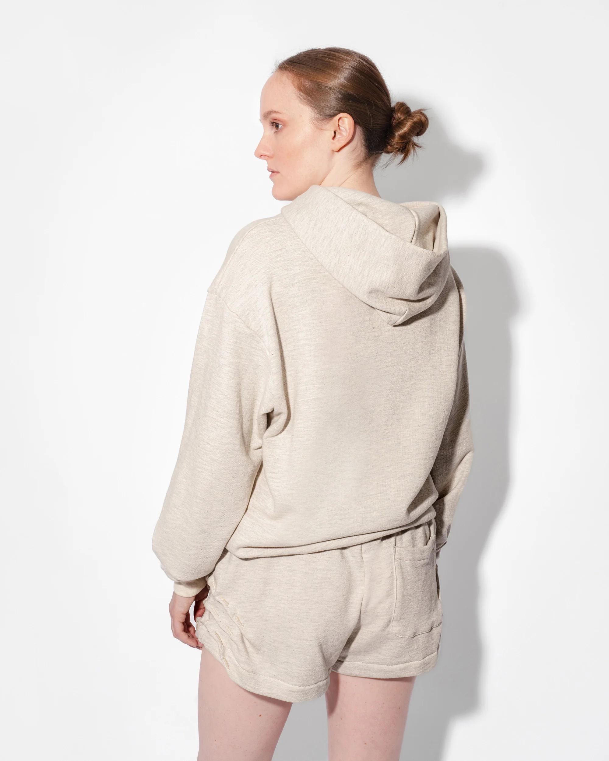 RIPPLE HOODIE IN OAT - Image 5