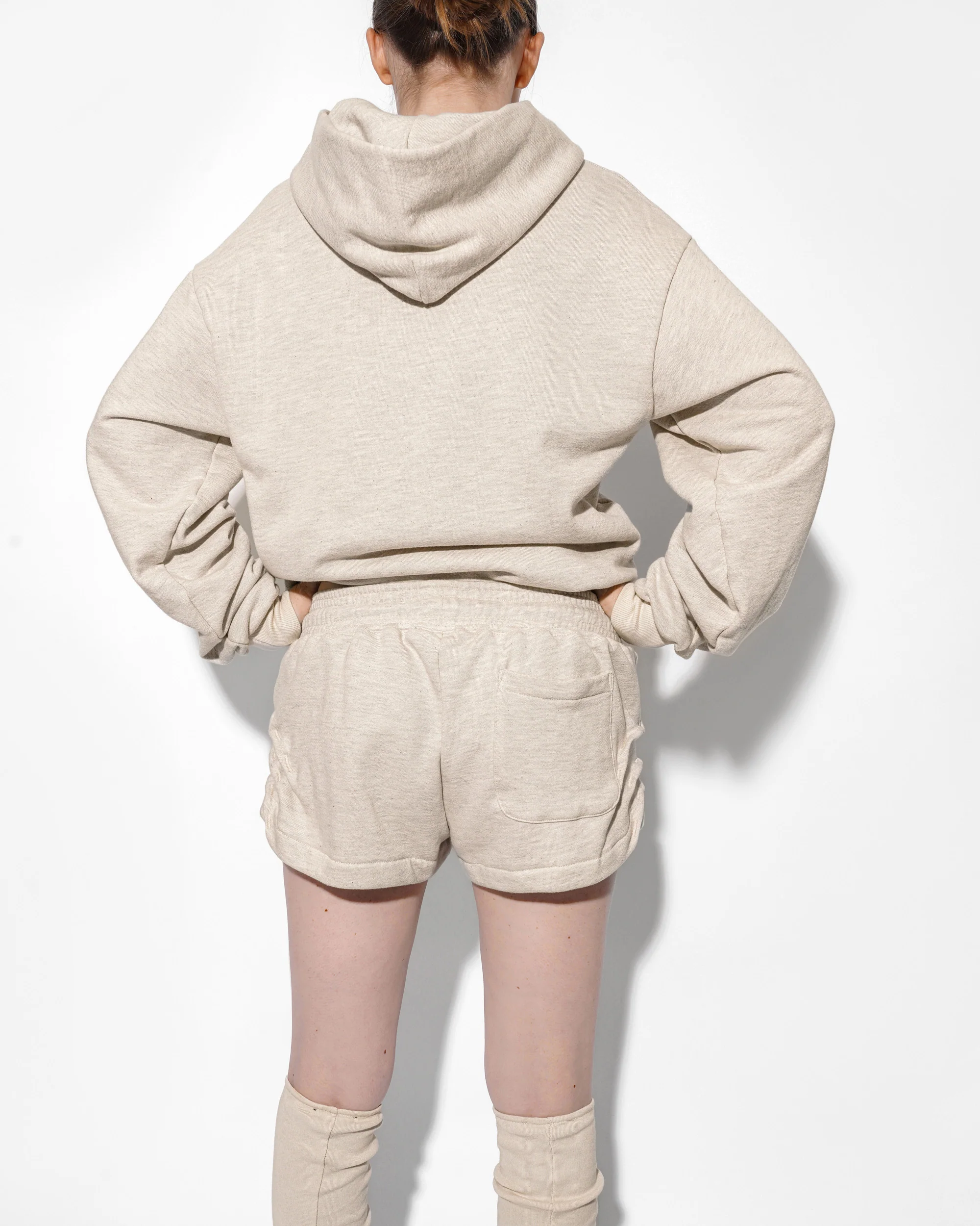 RIPPLE SHORTS IN OAT - Image 5